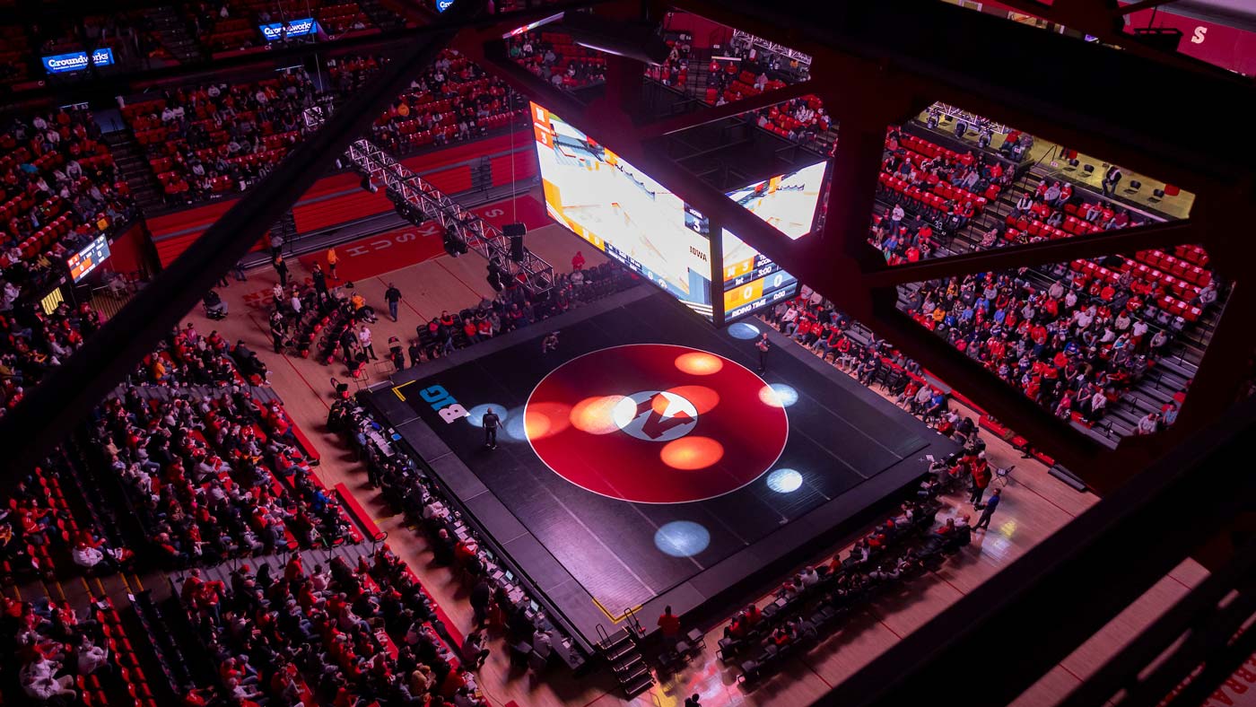 Wrestling arena