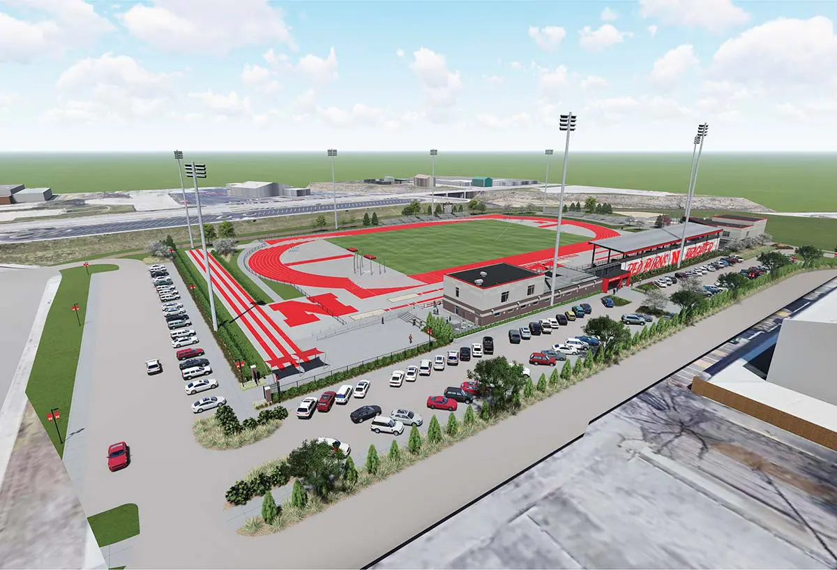 Rendering of Track facility