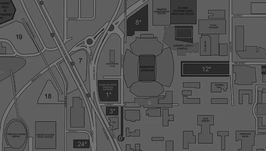 Football parking map