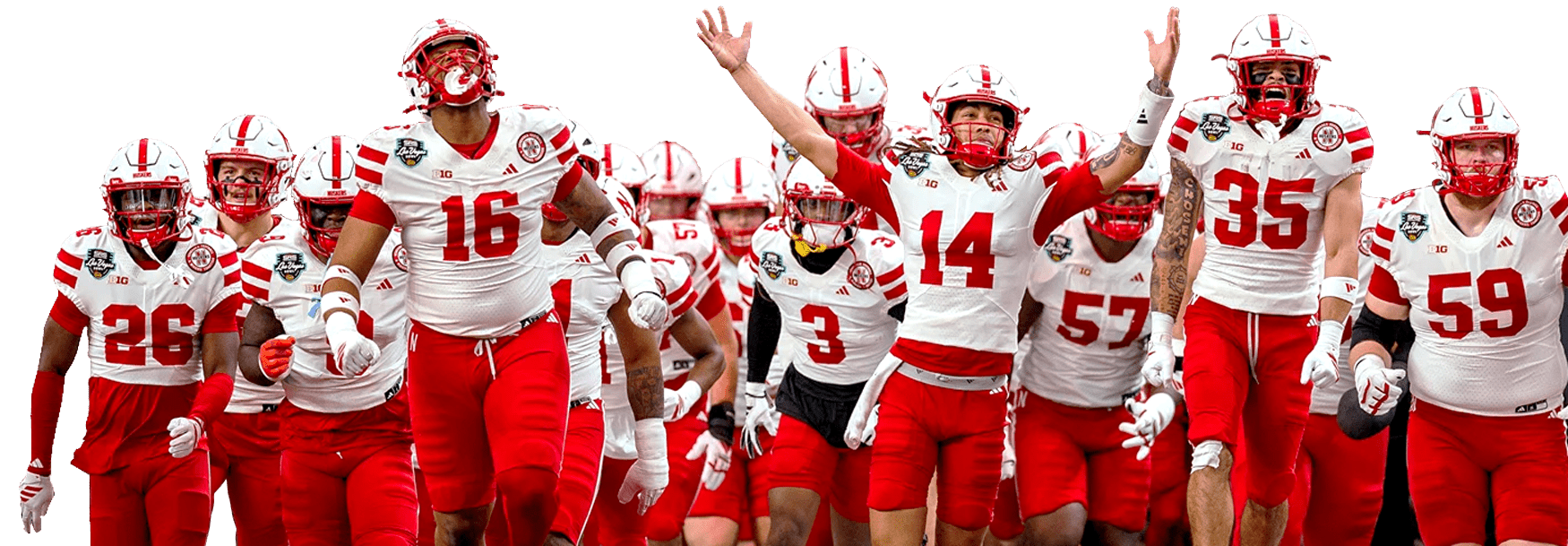 football team in a huddle