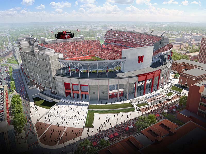 Rendering of Memorial Stadium