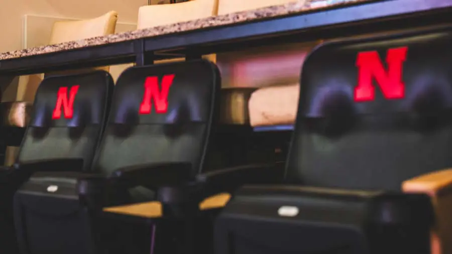 Full arena looking down on court