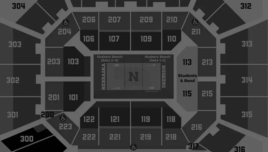 Volleyball seating map