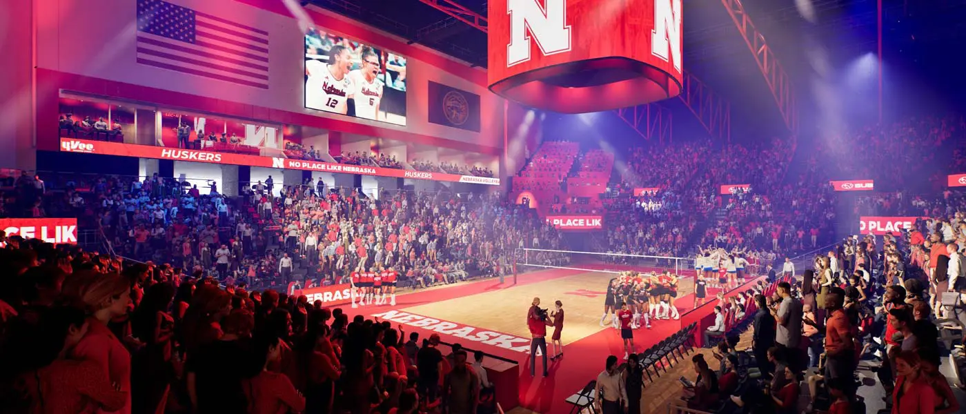 John Cook Arena in the Bob Devaney Sports Center rendering
